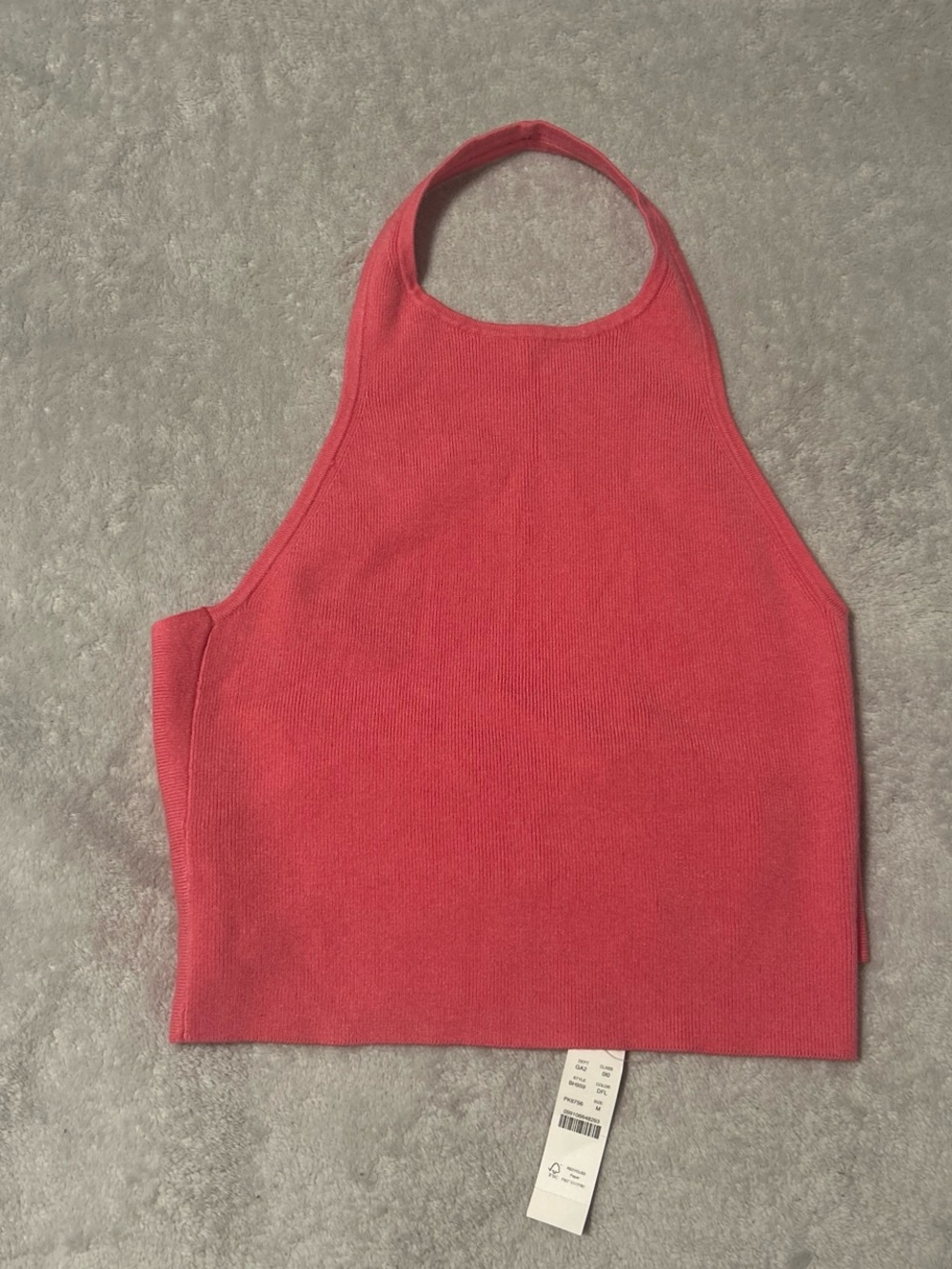 J. Crew Coral Halter Tank Top